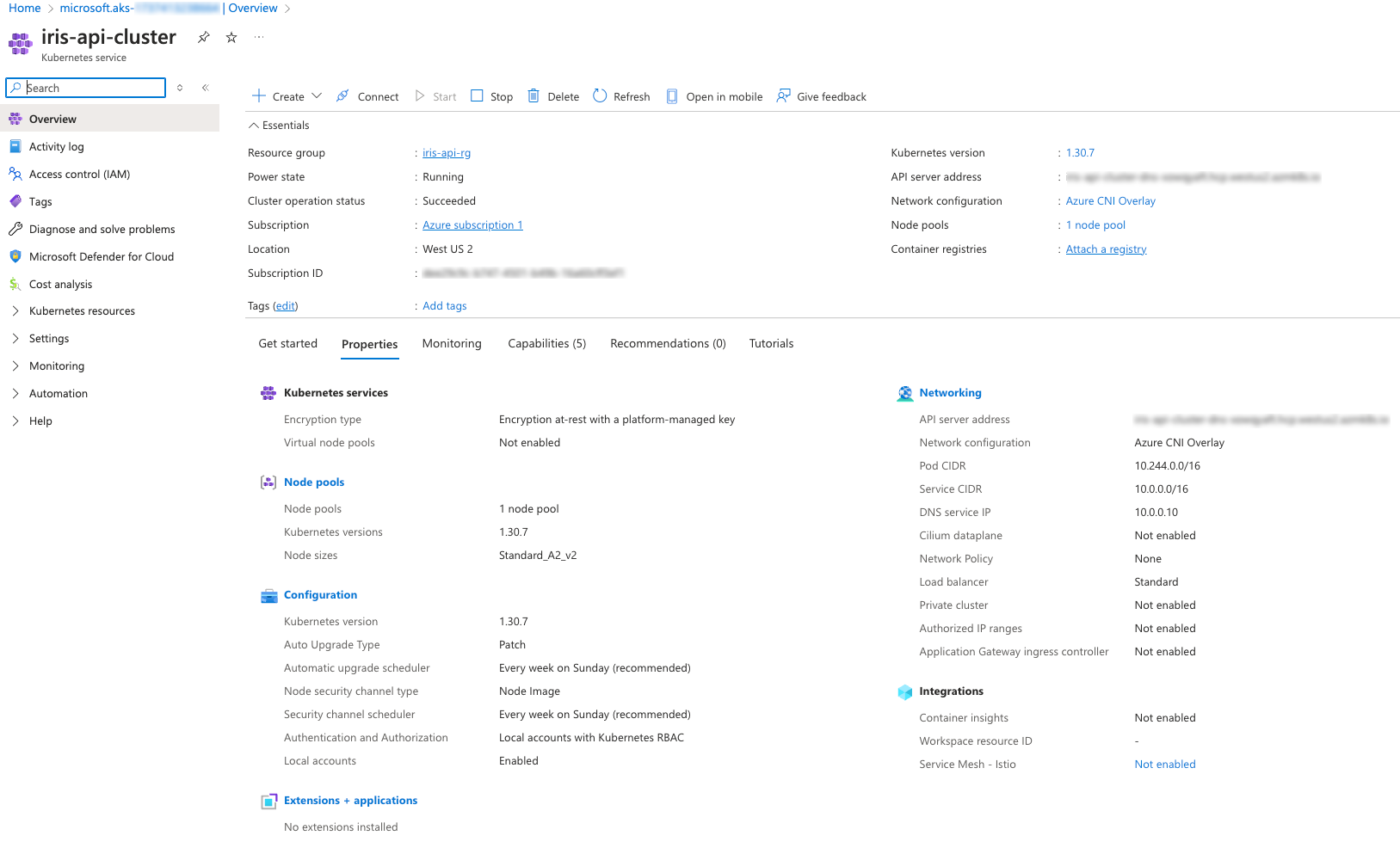 Azure Kubernetes Service